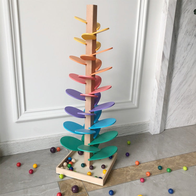 Wooden Rainbow Music Tree Educational Toy