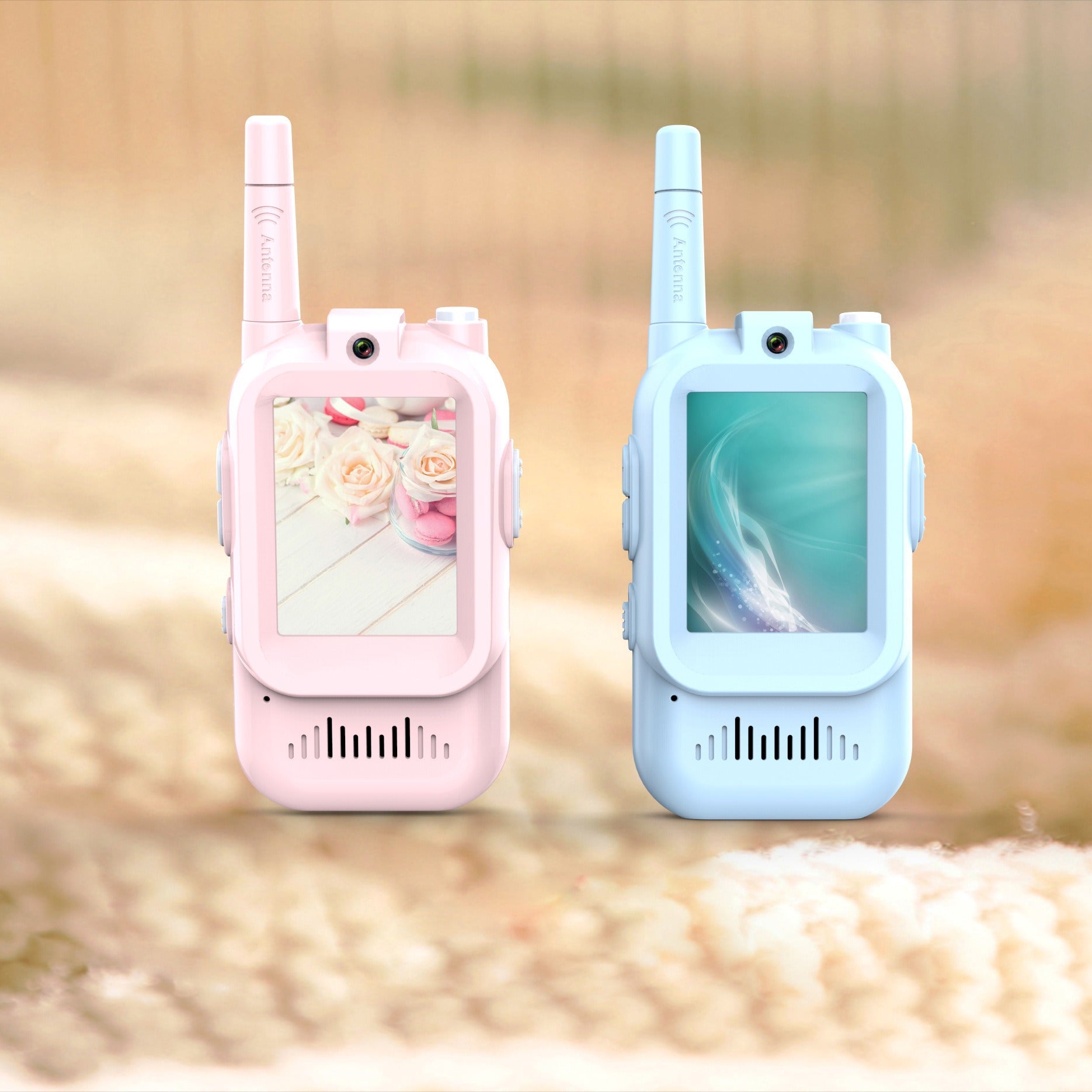Mini Video Wireless Walkie Talkies for Kids 2-Pack