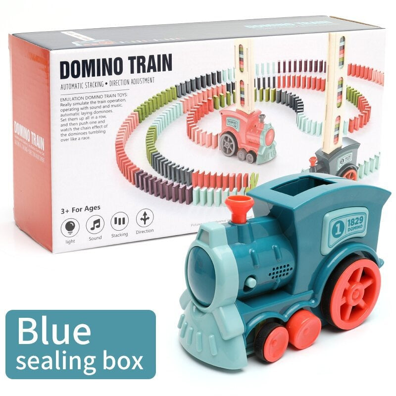 Domino Train Electric Toy Set