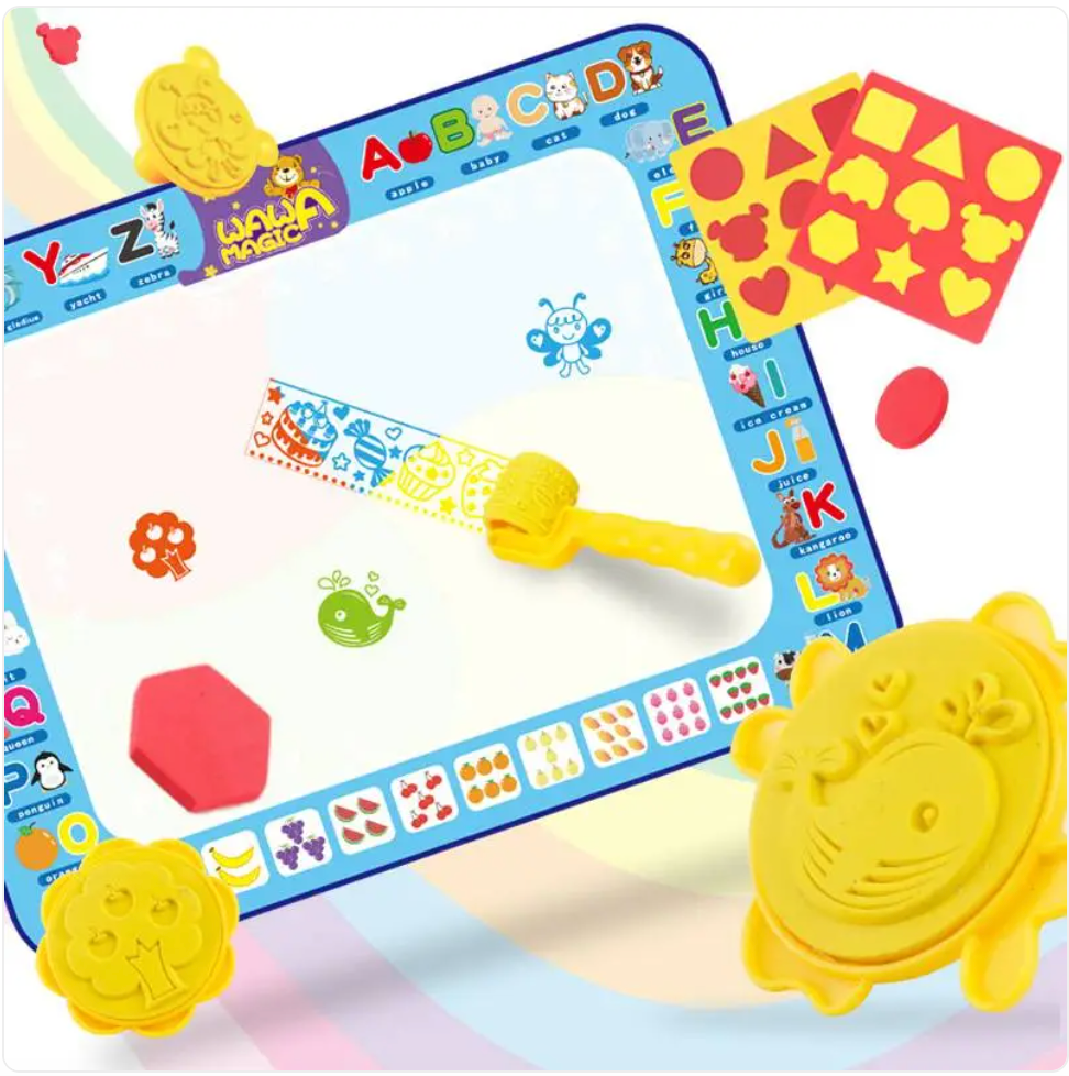 Magic Water Drawing Canvas Blanket