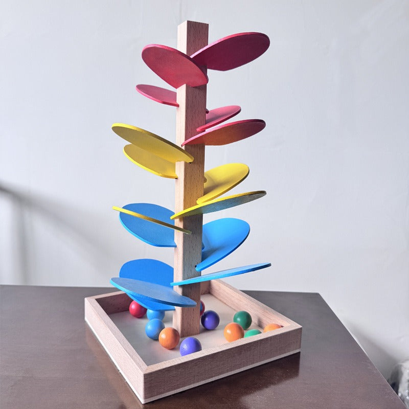 Wooden Rainbow Music Tree Educational Toy