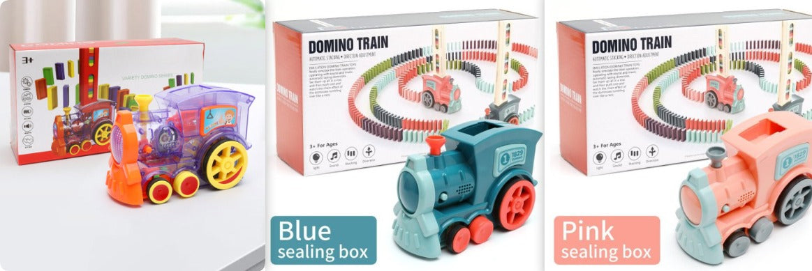 Domino Train Electric Toy Set