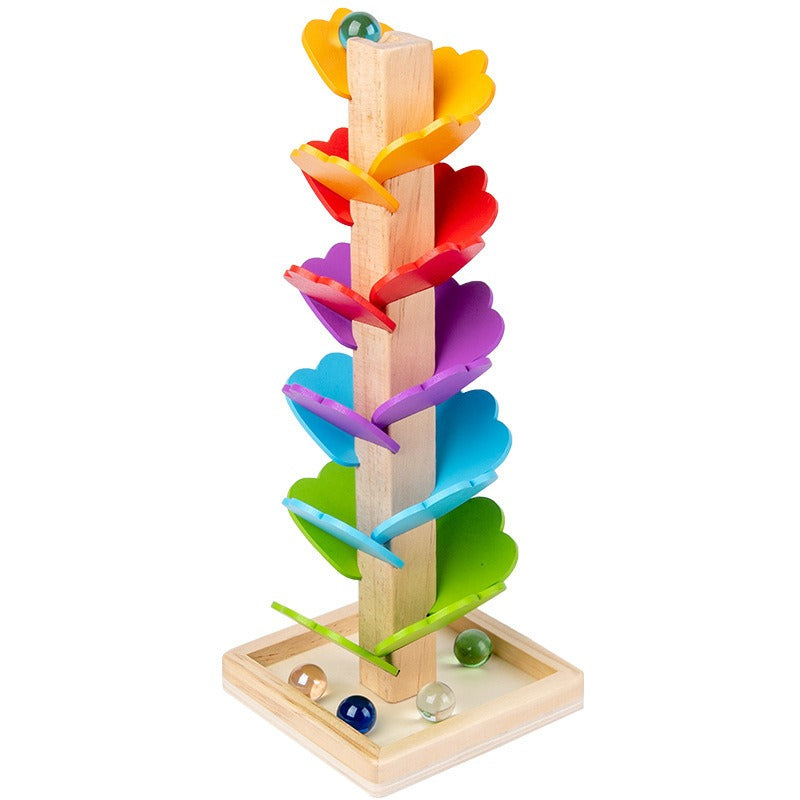 Wooden Rainbow Music Tree Educational Toy